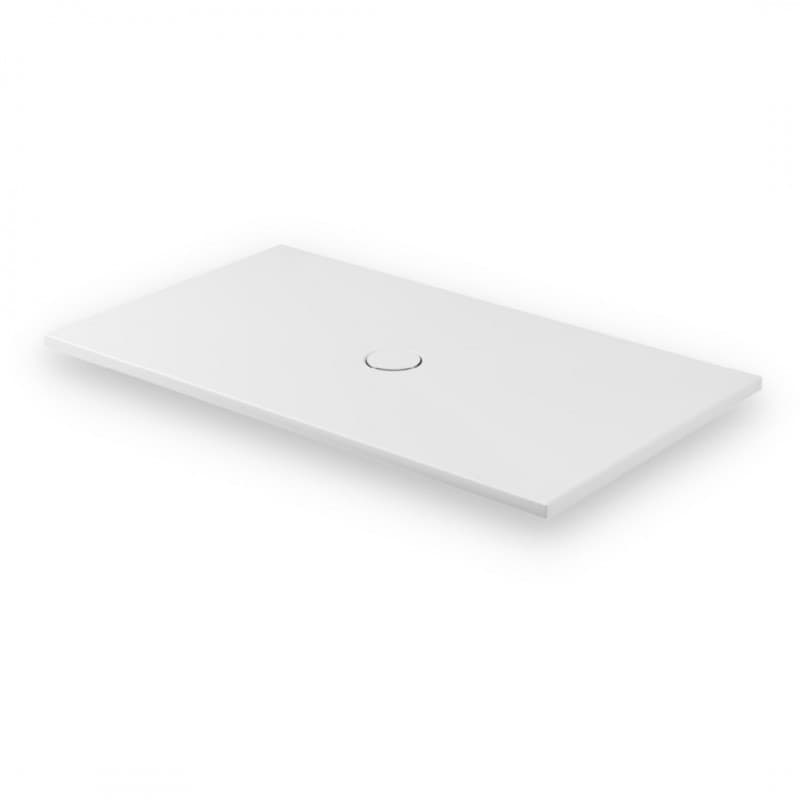 Piatto Doccia Porcellana Bianco Cotone Opaco H3cm FLAT - 6