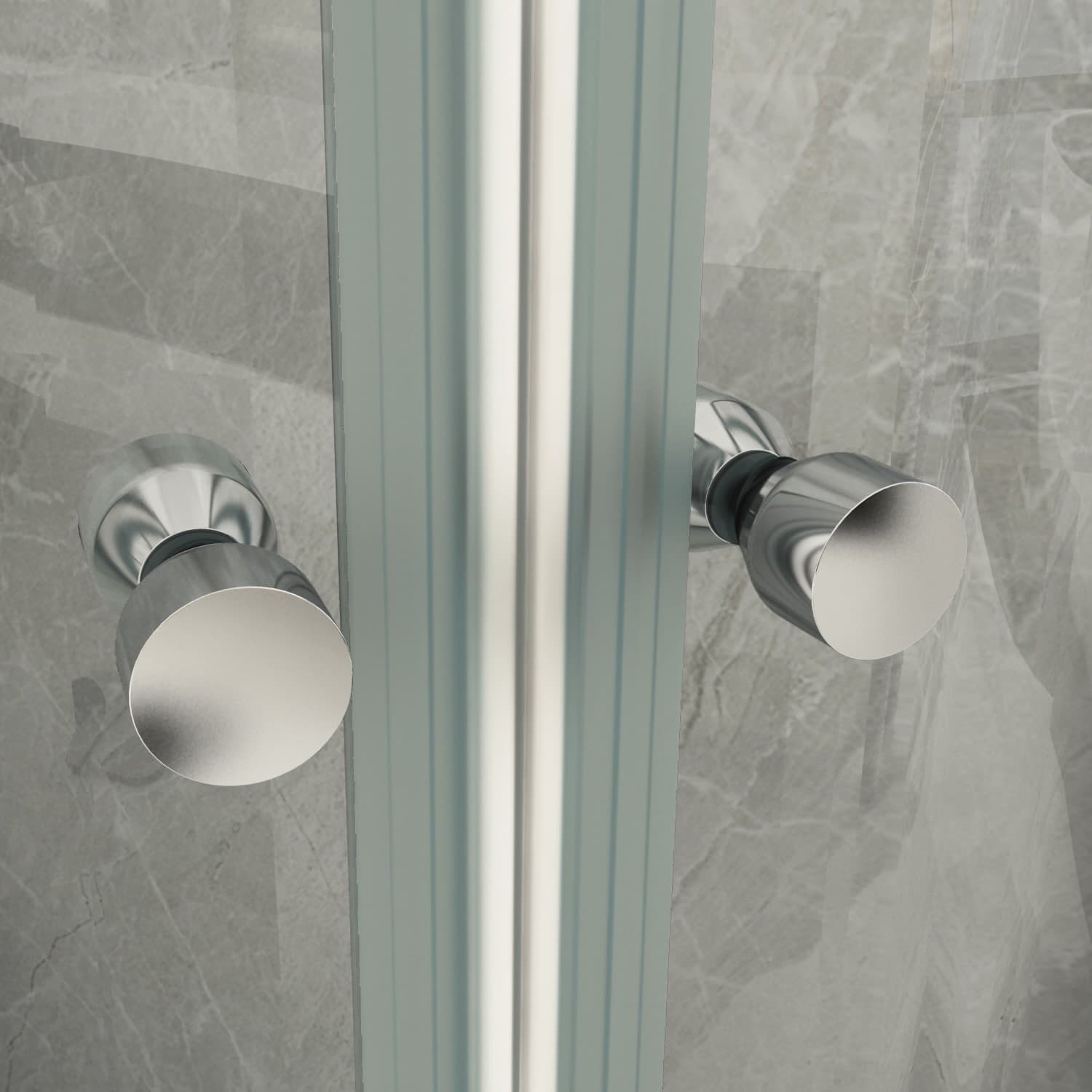 Box doccia Semicircolare 6mm H195 doppia porta scorrevole SMART - 5