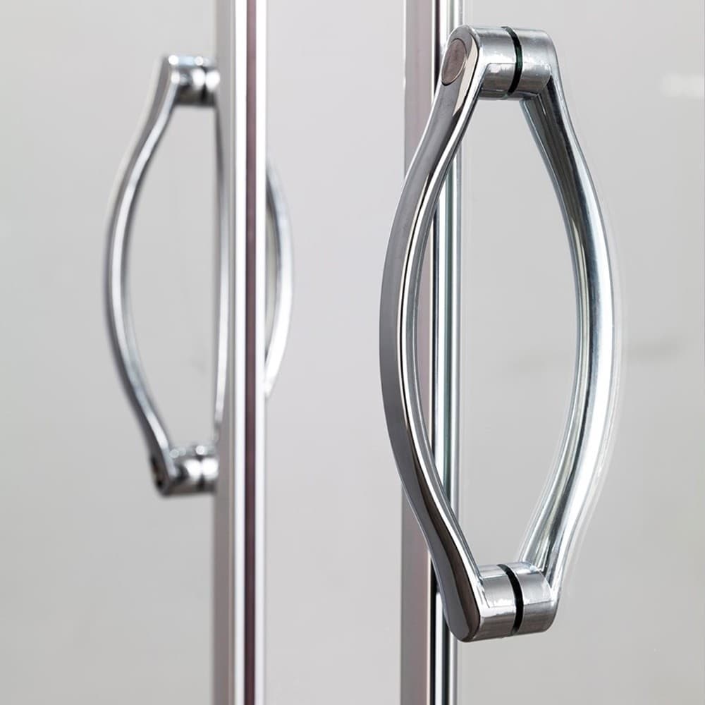 Porta Doccia Scorrevole Trasparente o Stampata H190 6mm Marte - 5