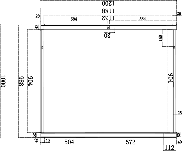 Sauna a Infrarossi per 2 persone in Legno Hemlock 120x100 Rubino - 12