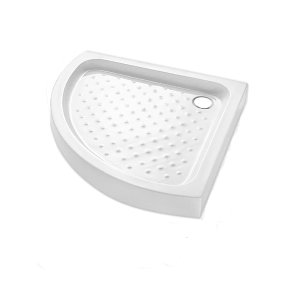 Piatto Doccia Acrilico Semicircolare scarico incluso altezza 5.5cm - 4
