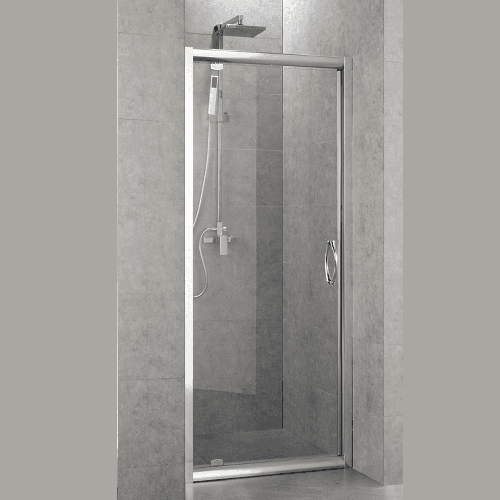 Porta Doccia Battente Trasparente o Stampata 6mm H190 Evo - 6