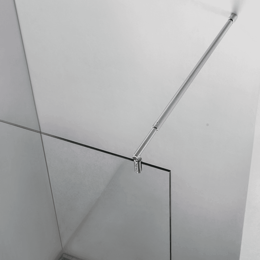 Parete Doccia Walkin Trasparente 8mm H200 Cristal - 4