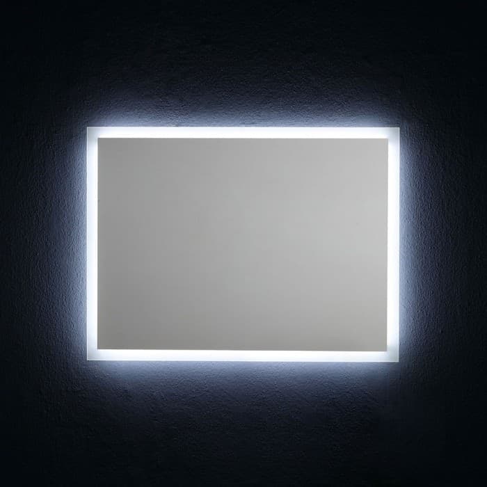 Specchio da Bagno Reversibile con Retroilluminazione Perimetrale a Led 80x60cm - 3