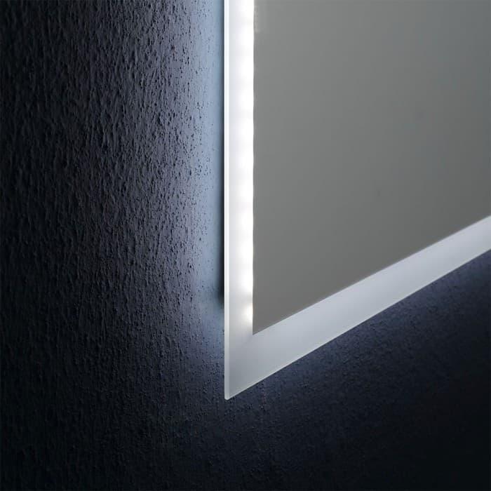 Specchio da Bagno Reversibile con Retroilluminazione Perimetrale a Led 80x60cm - 4