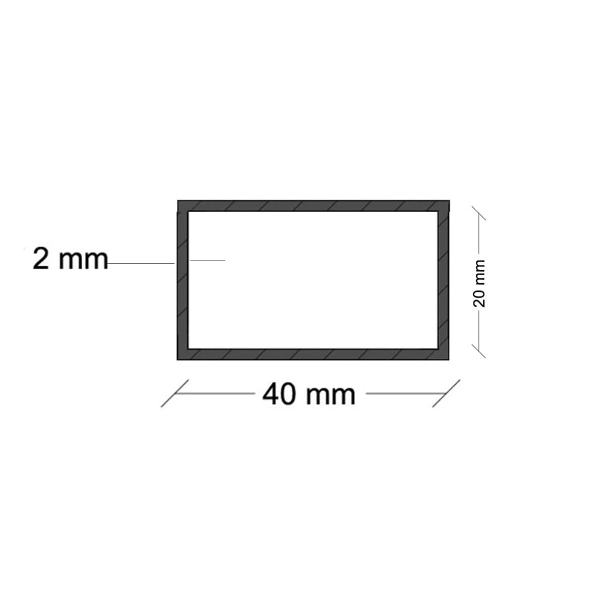 Tubolare di compensazione scatolato 2x4 o 4x4 universale H200 - 4