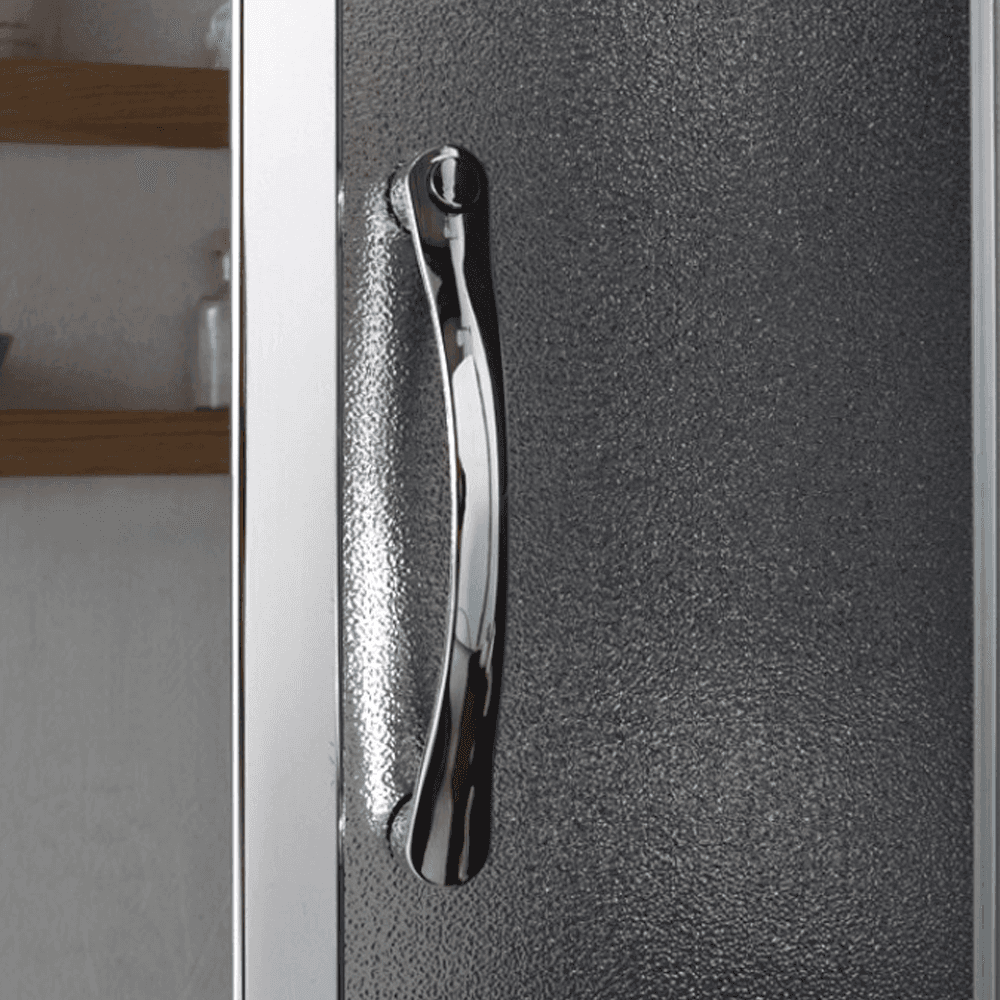 Box Doccia Semicircolare doppia anta scorrevole Trasparente o Stampato 6mm H190 Easy - 7