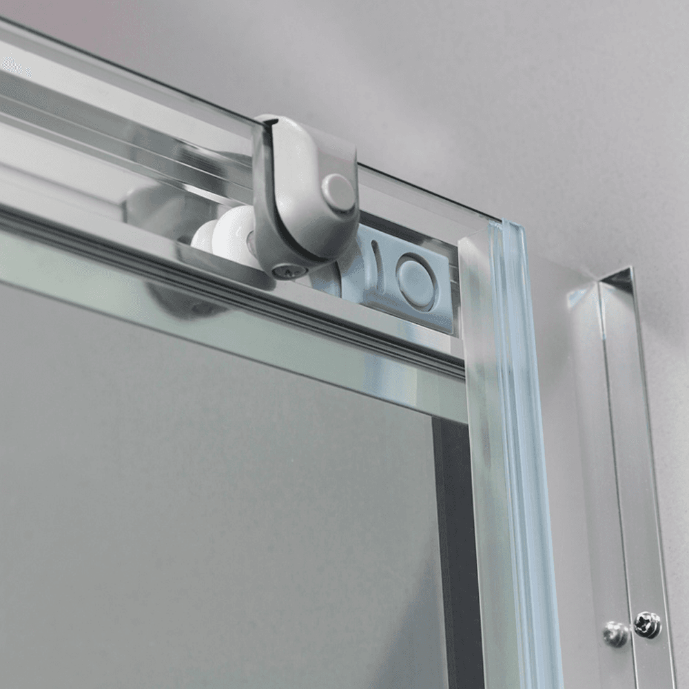 Box Doccia 2 lati Scorrevole a doppia porta Trasparente o Stampato 6mm h190 EASY - 7