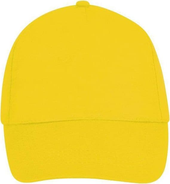Cappellino unisex con chiusura regolabile in cotone - Jhk – Giallo – giallo