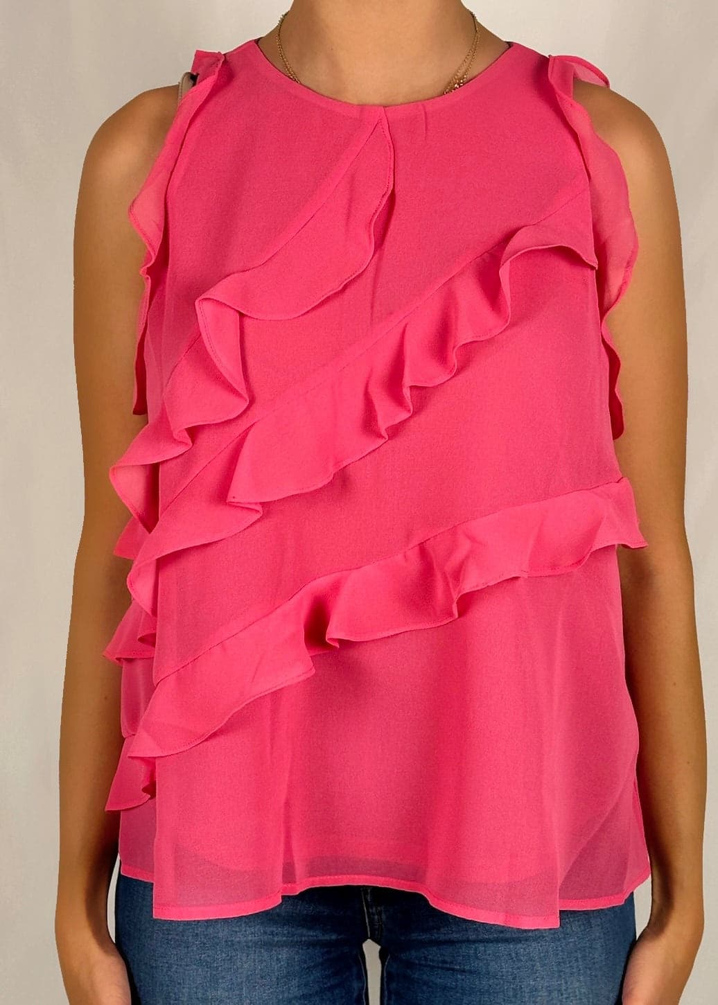 Blusa  fucsia tortona - 2