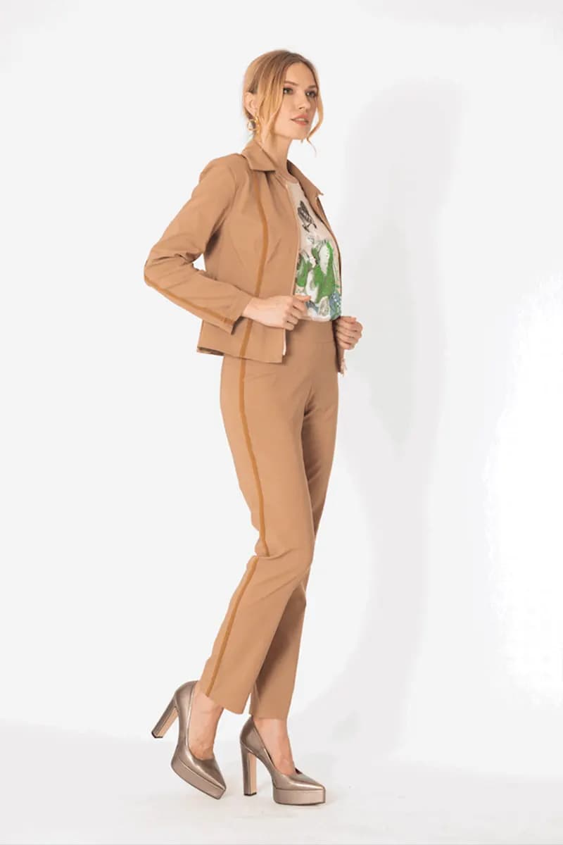 SISTE'S | Pantalone skinny con inserto gros - 8
