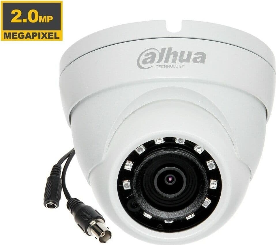 DAHUA TELECAMERA DOME EYEBALL IBRIDA 4IN1 FULL HD 2.1 MEGAPIXEL s5| HDW1200M-3,6MM - 2