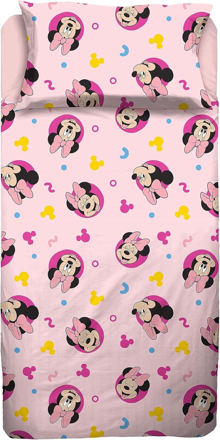 Completo lenzuola minnie singolo 100% cotone - 3