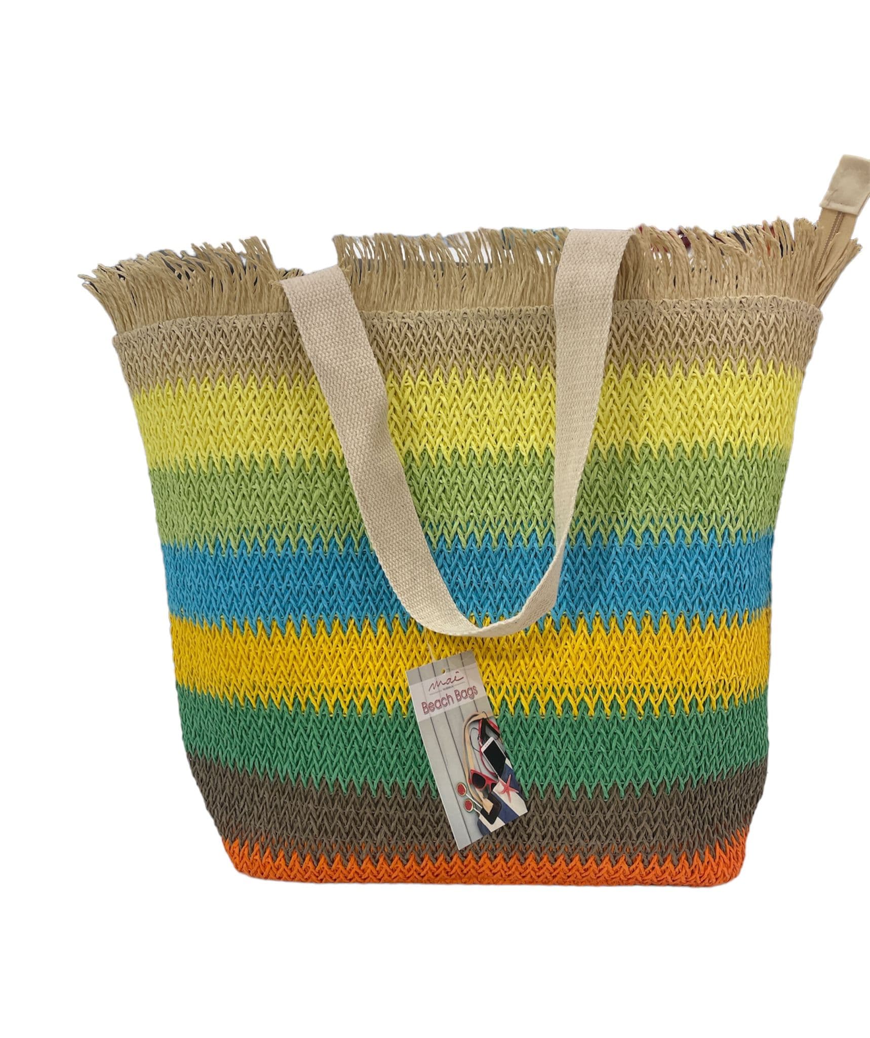 Borsa mare rainbow con zip – Maè Via Roma,60 - 4