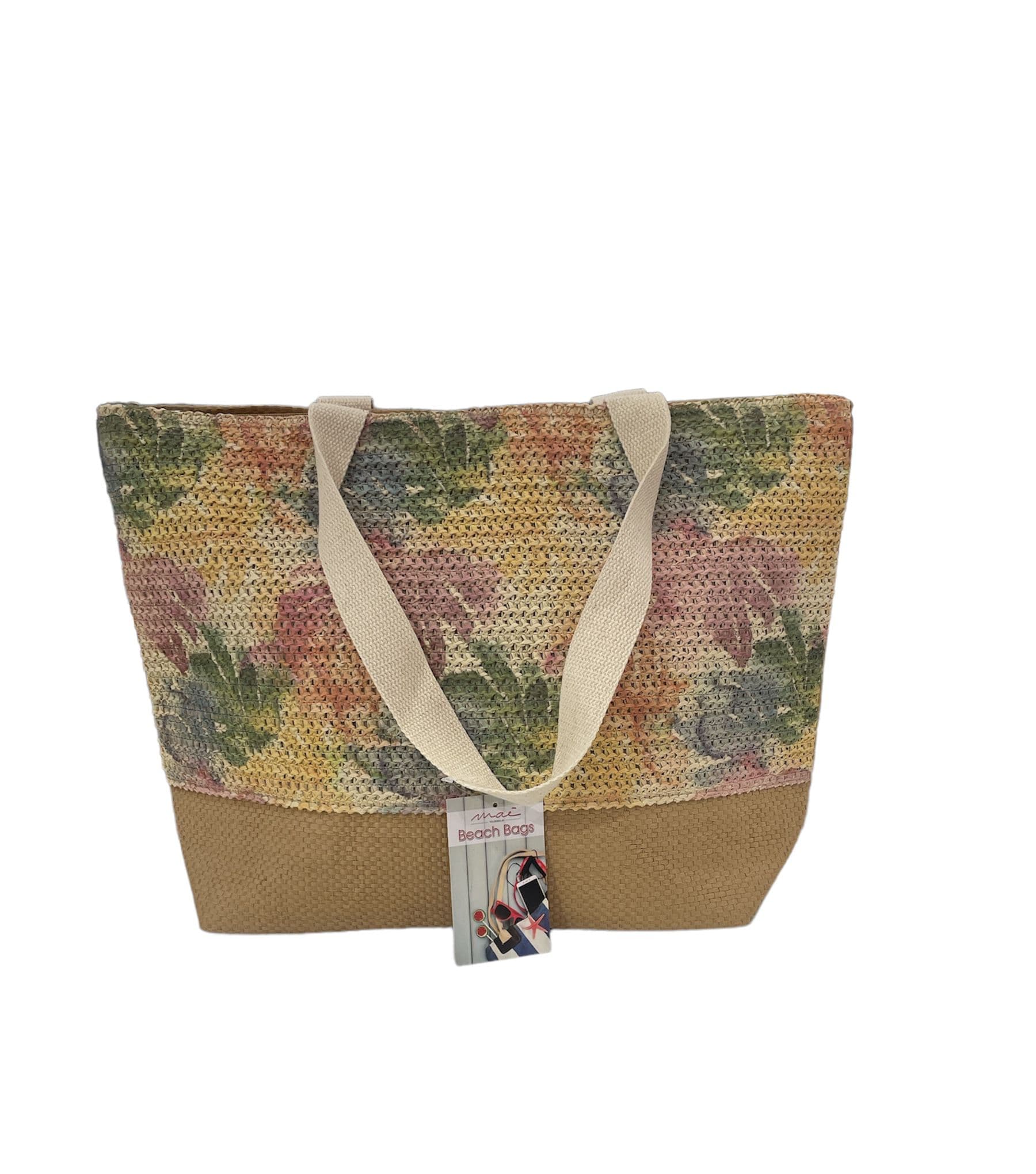 Borsa mare pink forest con zip - Maè Via Roma,60 - 2