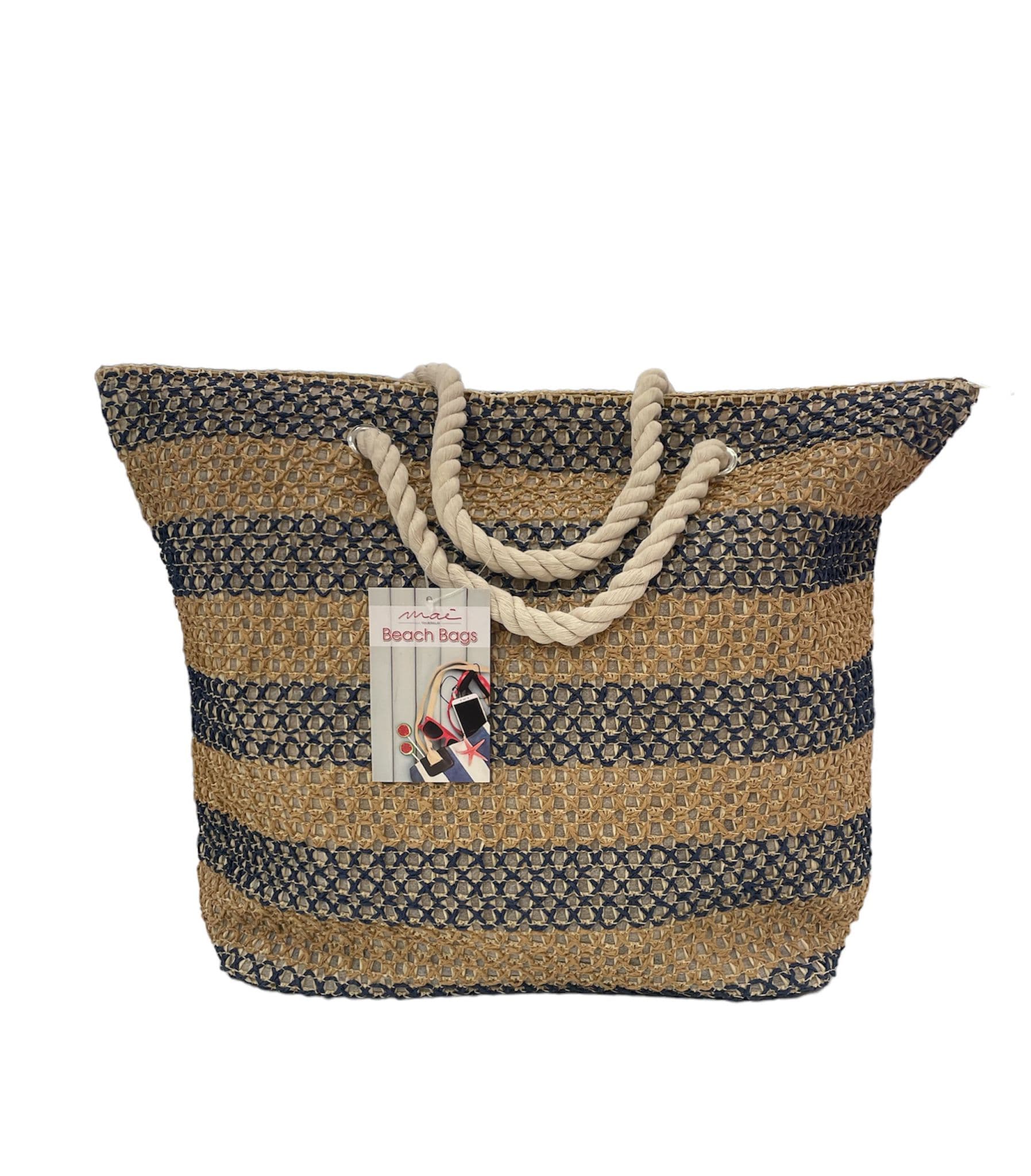 Borsa mare color net con zip – Maè Via Roma,60 - 3