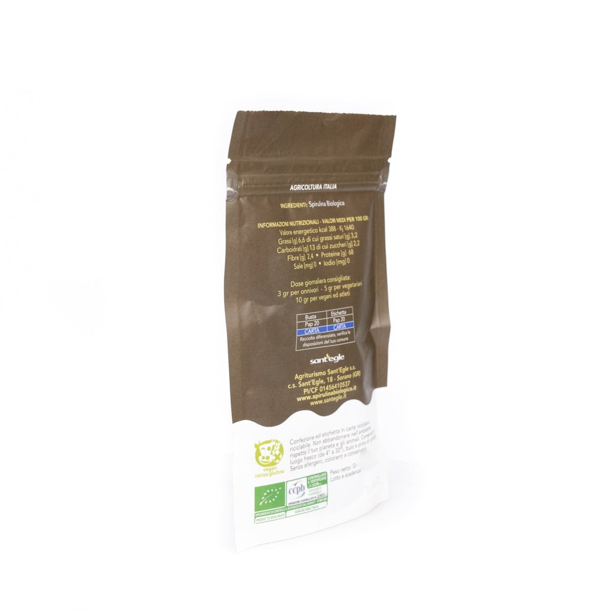 Spirulina Biologica Italiana Croccante - 21
