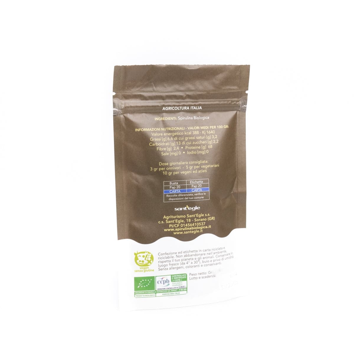 Spirulina Biologica Italiana Croccante - 24