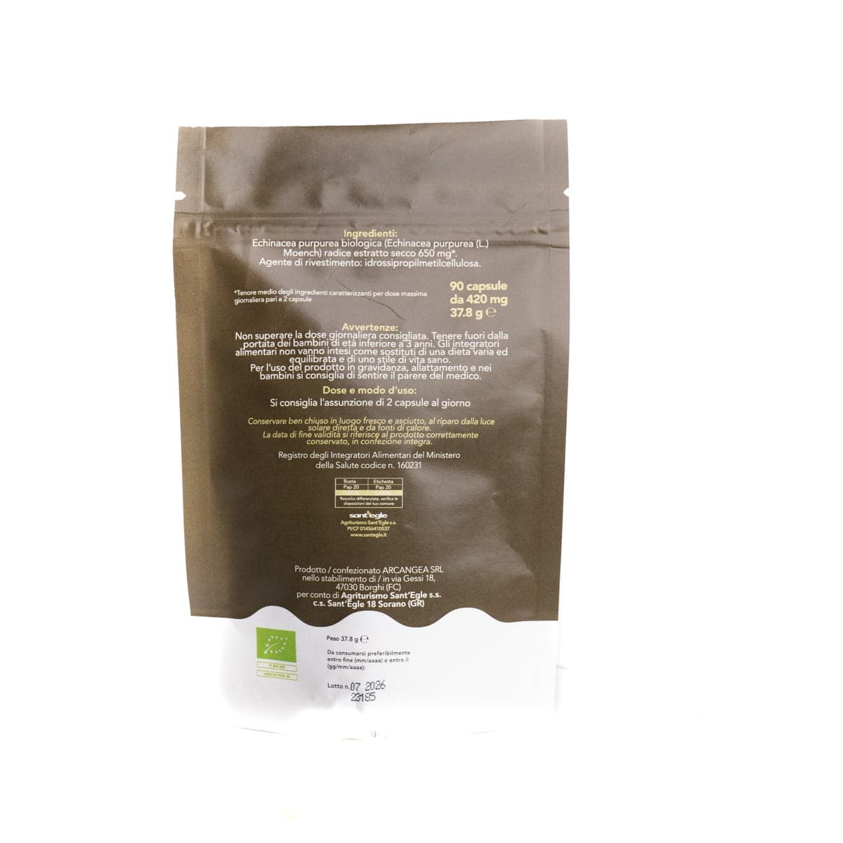 Echinacea Purpurea biologica, 90 capsule - 27