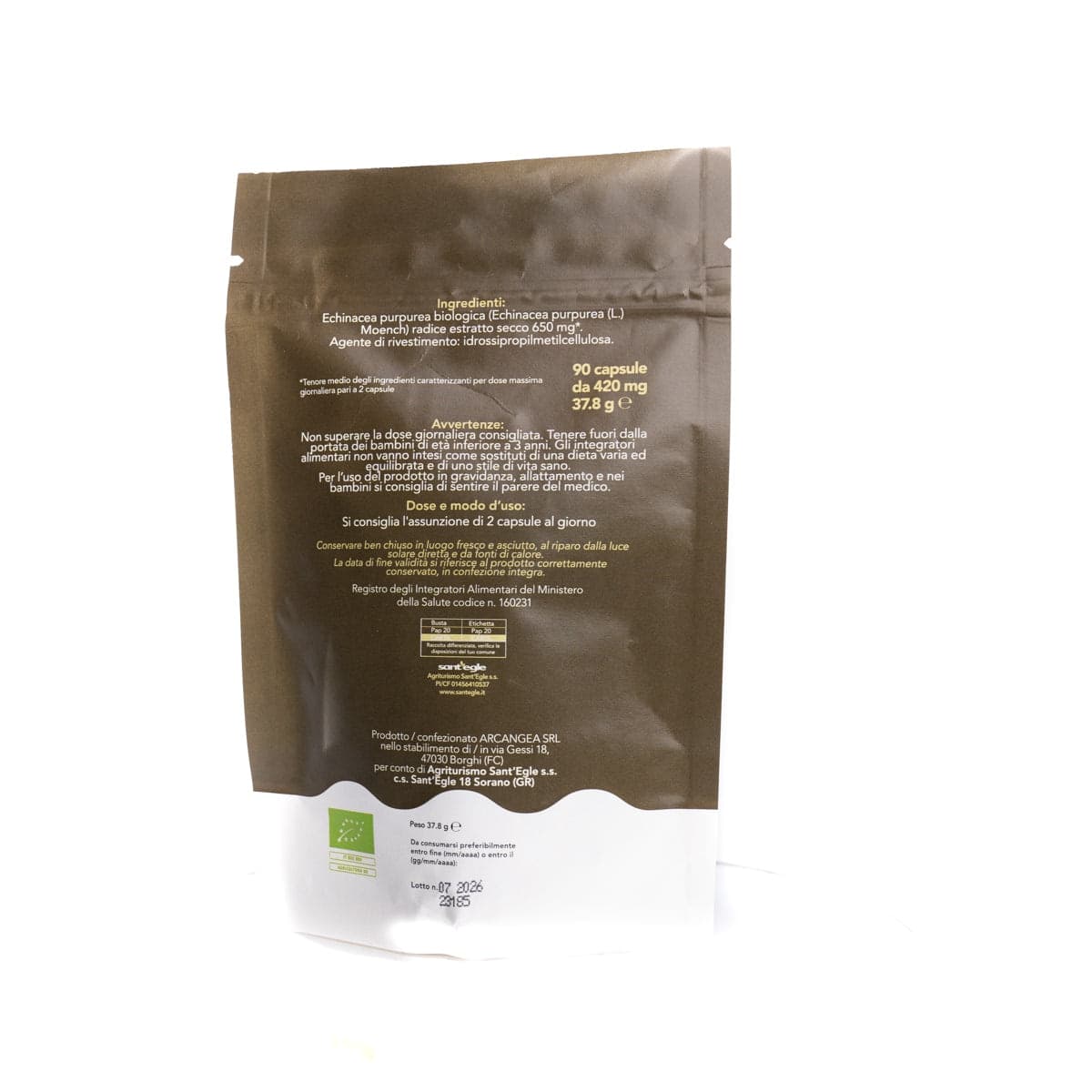 Echinacea Purpurea biologica, 90 capsule - 28