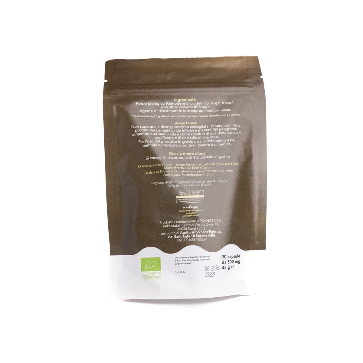 Reishi - Ganoderma Lucidum - Ling Zhi bio, 90 capsule - 26