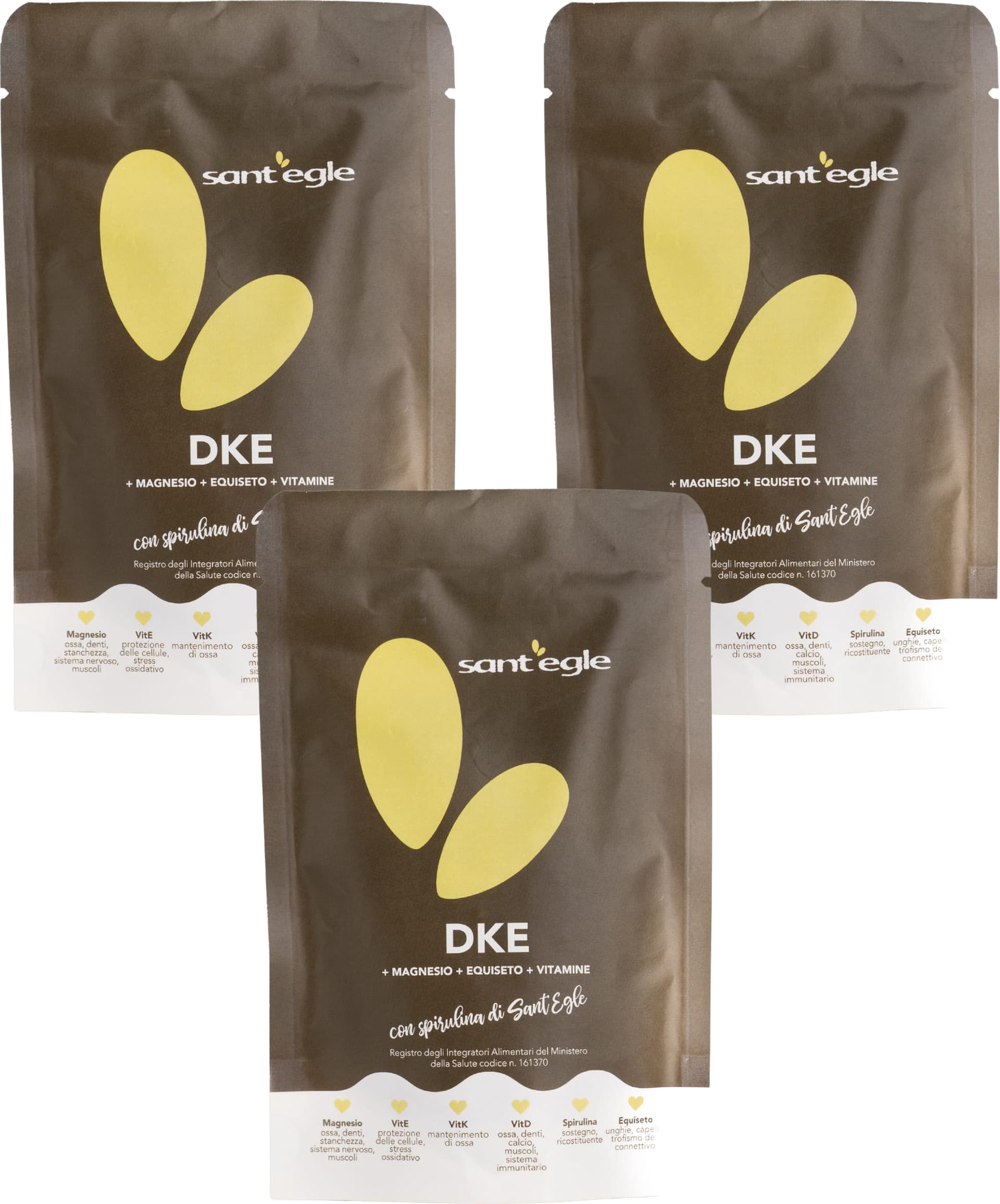 DKE  90 capsule con Magnesio + Equiseto + Vitamine + Spirulina di Sant'Egle. 100% naturale - 3