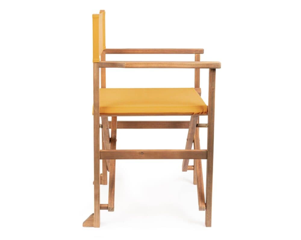 Sedia regista "Noemi" in legno di acacia, finitura ad olio, pieghevole per esterno in Sedie per tavolo da giardino Decor Space - Altamura, commercioVirtuoso.it