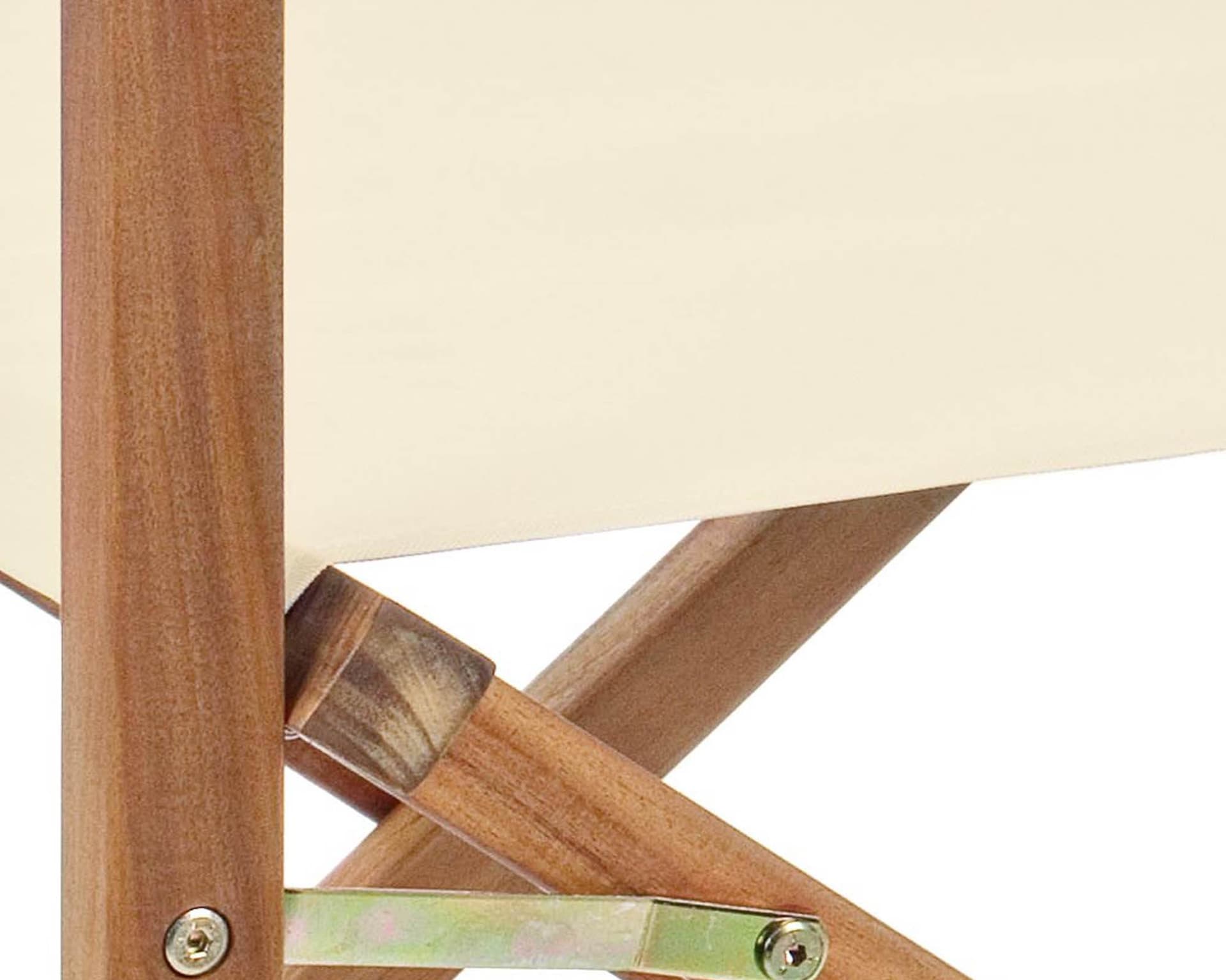 Sedia regista "Noemi" in legno di acacia, finitura ad olio, pieghevole per esterno in Sedie per tavolo da giardino Decor Space - Altamura, commercioVirtuoso.it
