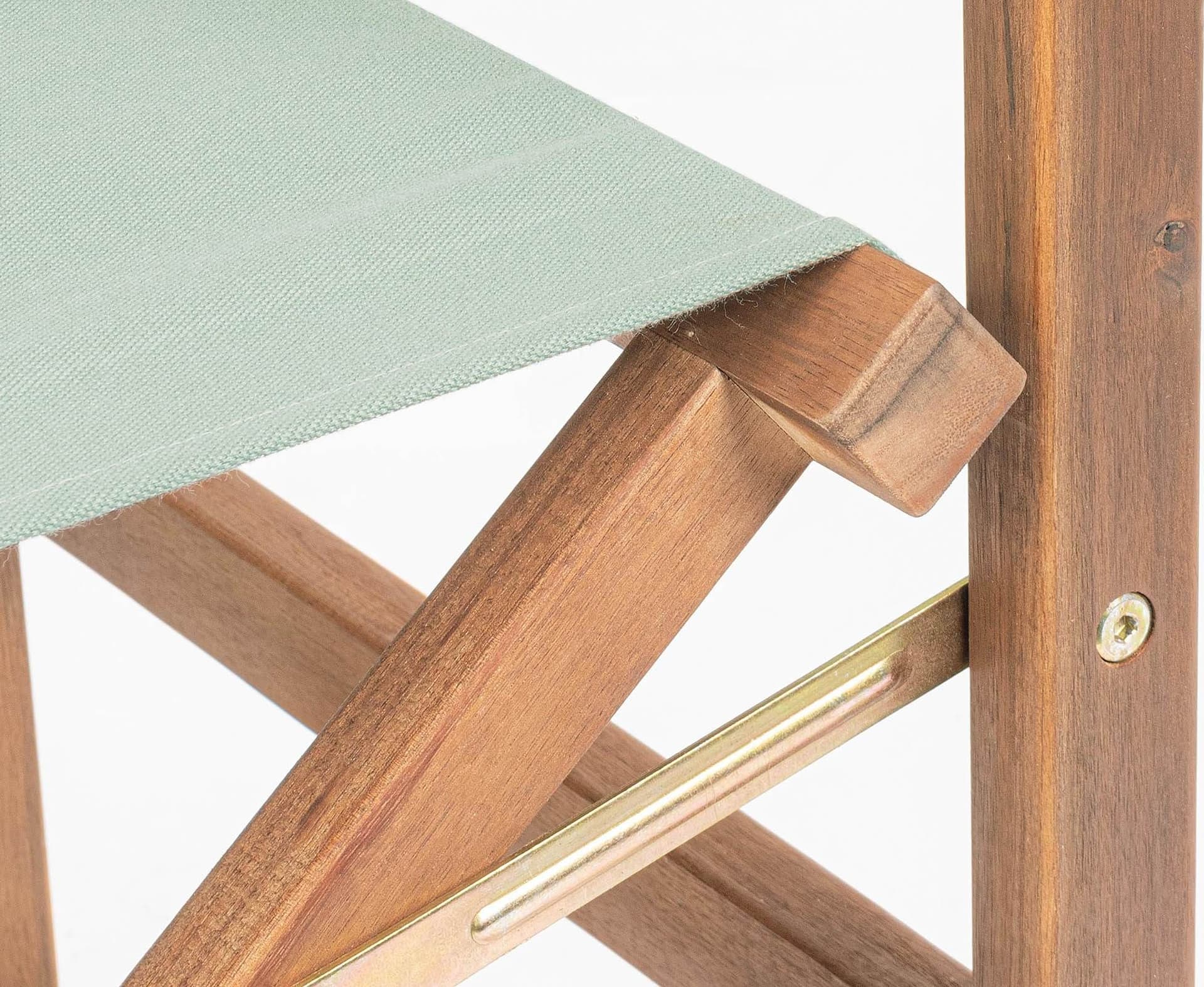 Sedia regista "Noemi" in legno di acacia, finitura ad olio, pieghevole per esterno in Sedie per tavolo da giardino Decor Space - Altamura, commercioVirtuoso.it