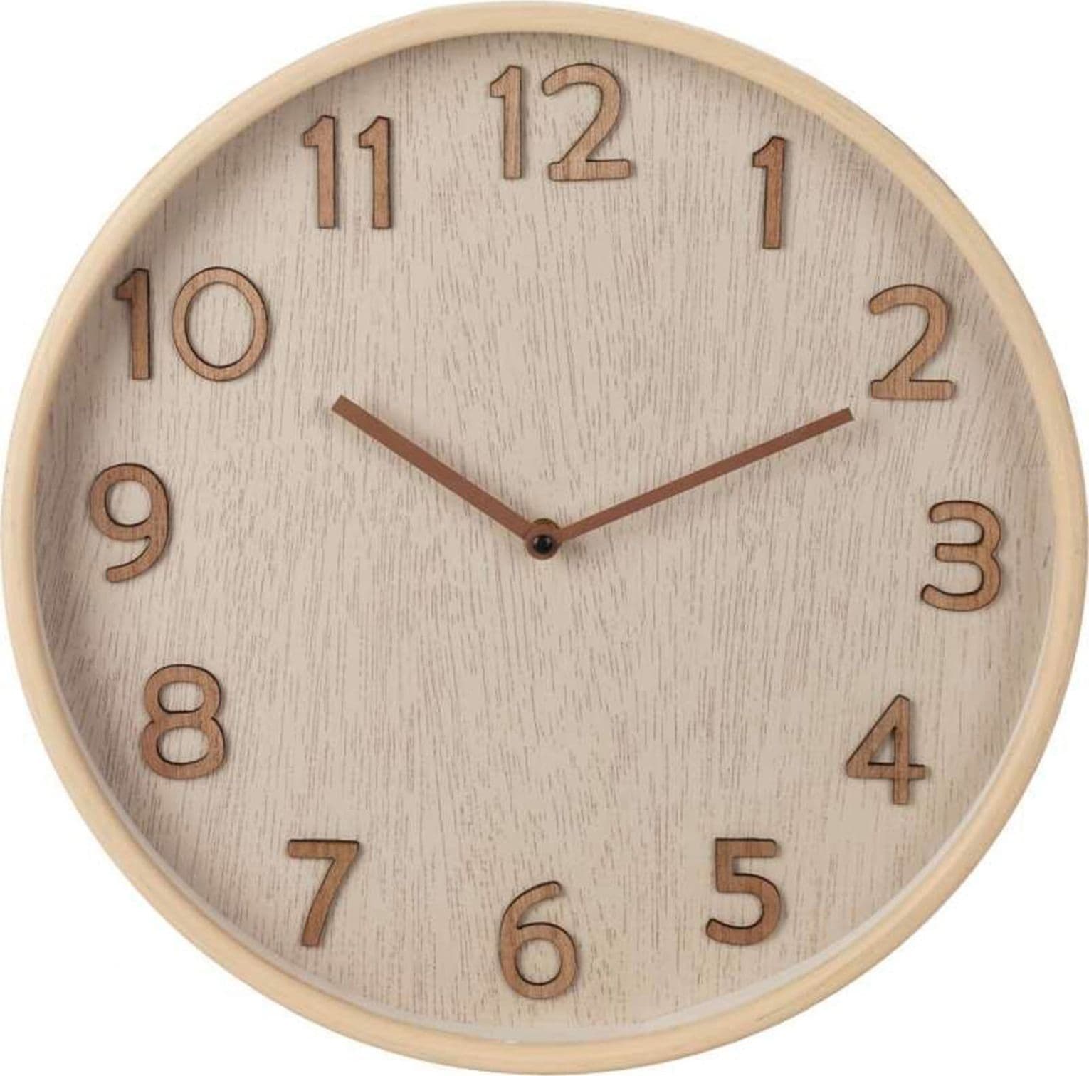 Orologio da parete in legno per cameretta e cucina Ø 38 cm in Orologi da parete Decor Space - Altamura, commercioVirtuoso.it