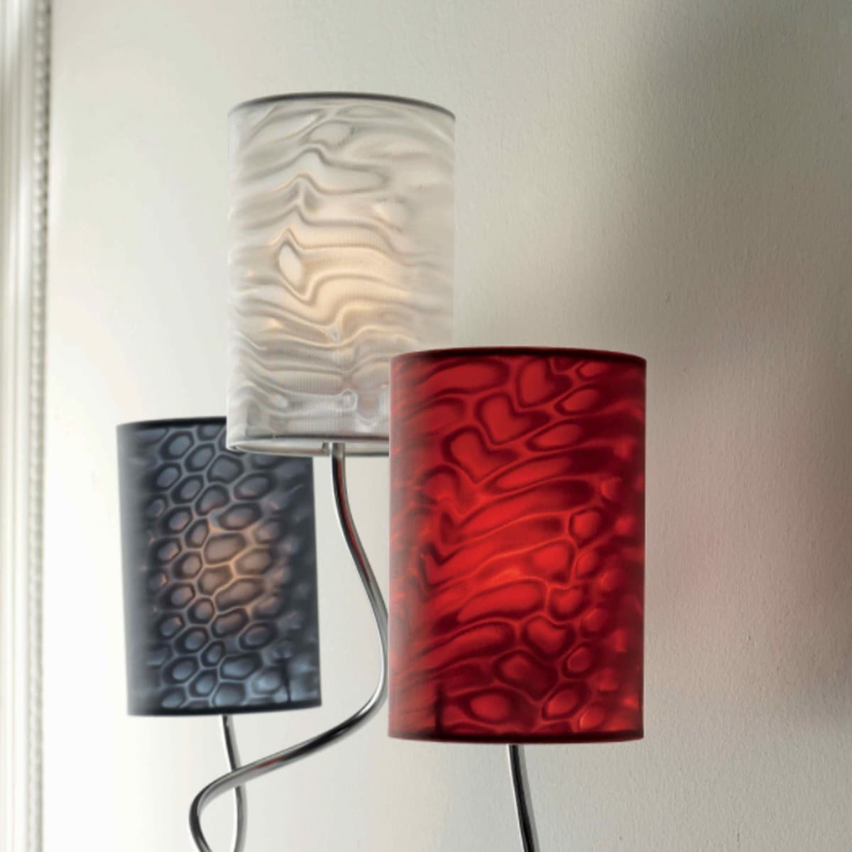 Applique Illuminando GINEVRA CHIC 1 G9 LED PVC metallo moderna modellabile interno - 5