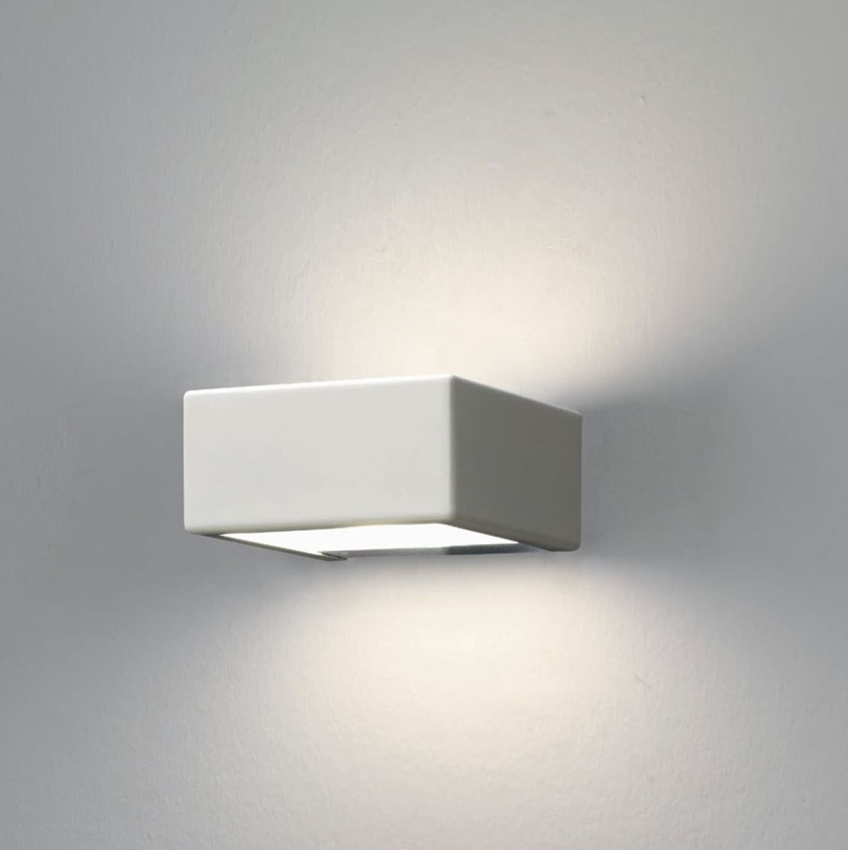 Applique moderno Illuminando BRIK G9 LED metallo vetro biemissione - 8