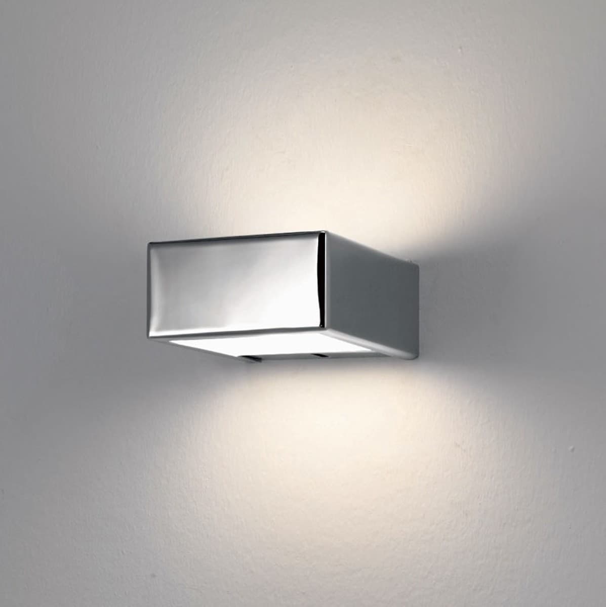Applique moderno Illuminando BRIK G9 LED metallo vetro biemissione - 7