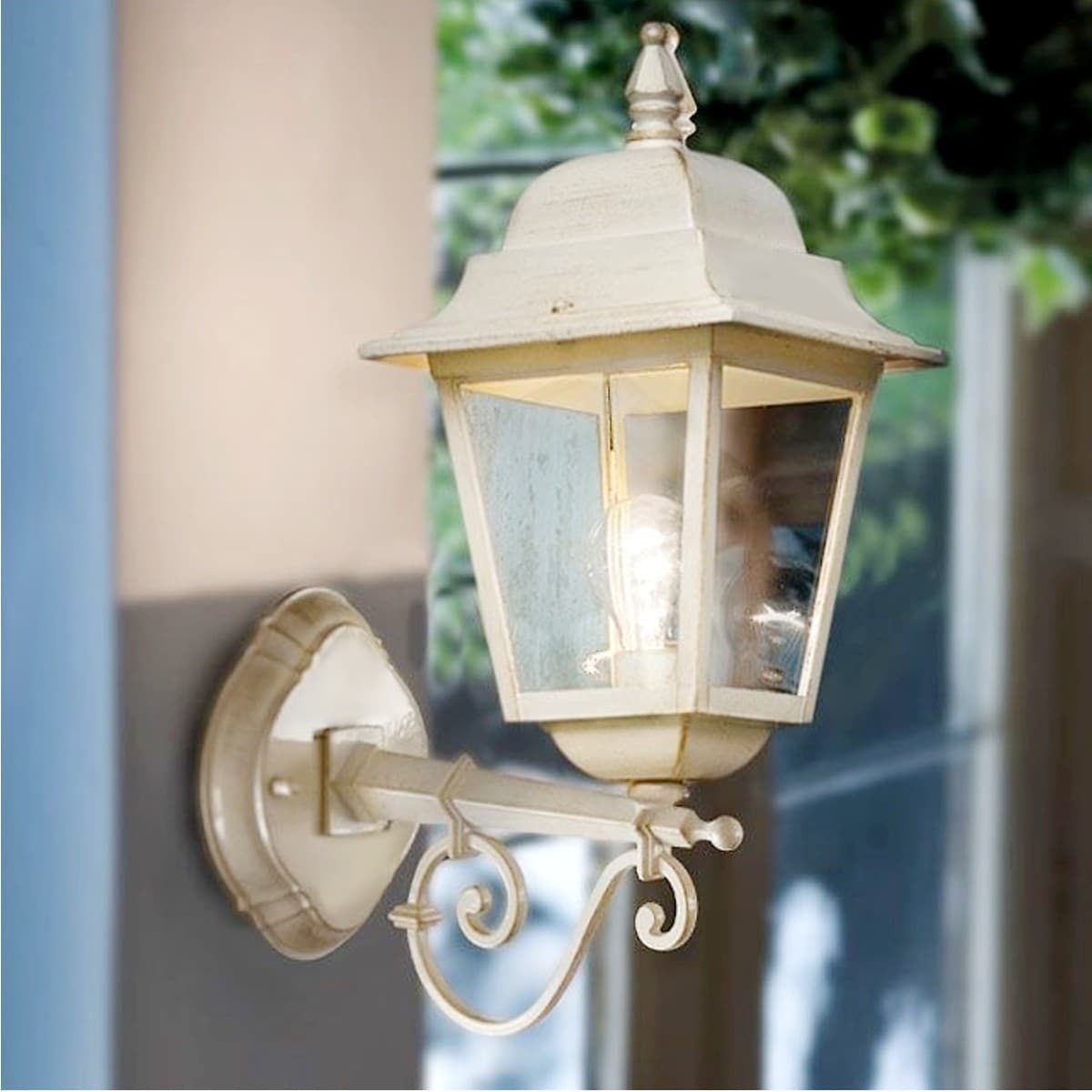 Applique classico Ferroluce GORIZIA A101 AP E27 LED alluminio lampada parete - 10