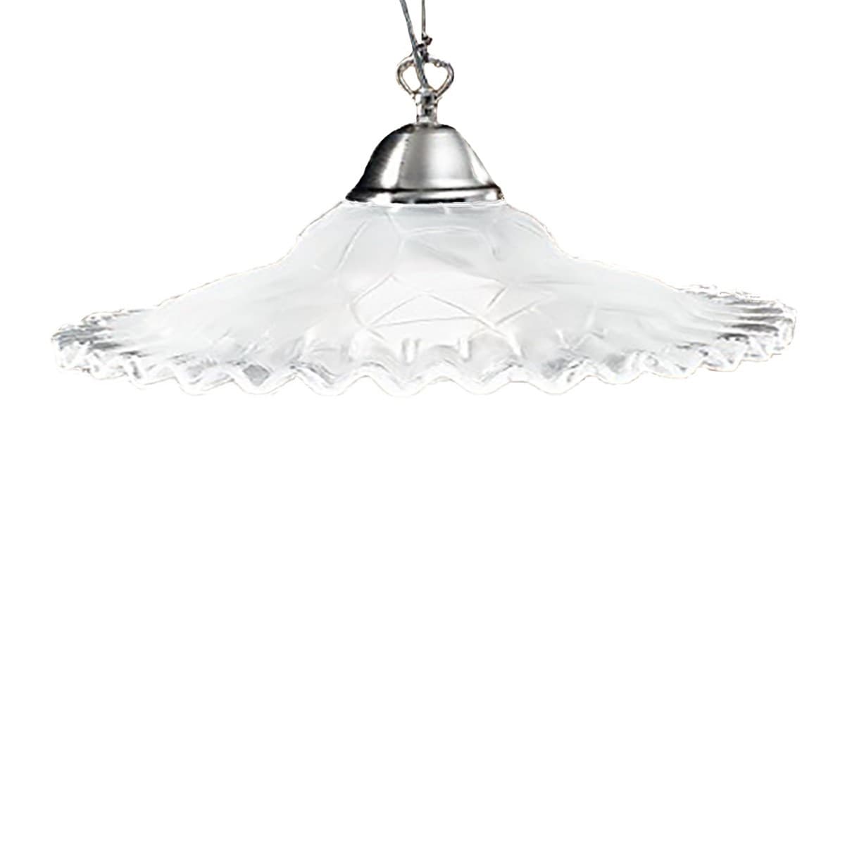 Lampadario classico Due P illuminazione 2577 SG E27 LED vetro sospensione - 5