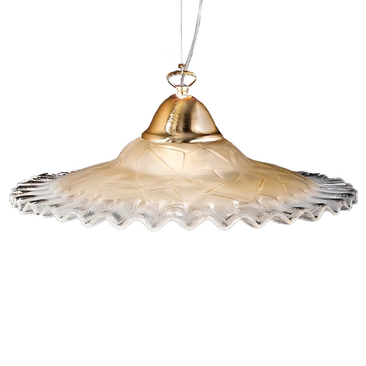 Lampadario classico Due P illuminazione 2577 SG E27 LED vetro sospensione - 6