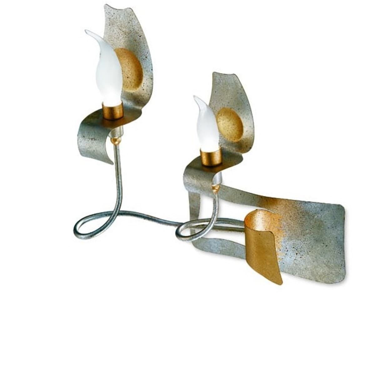 Applique classica FALB illuminazione BUGIE 45 G9 LED metallo vetro lampada parete - 6