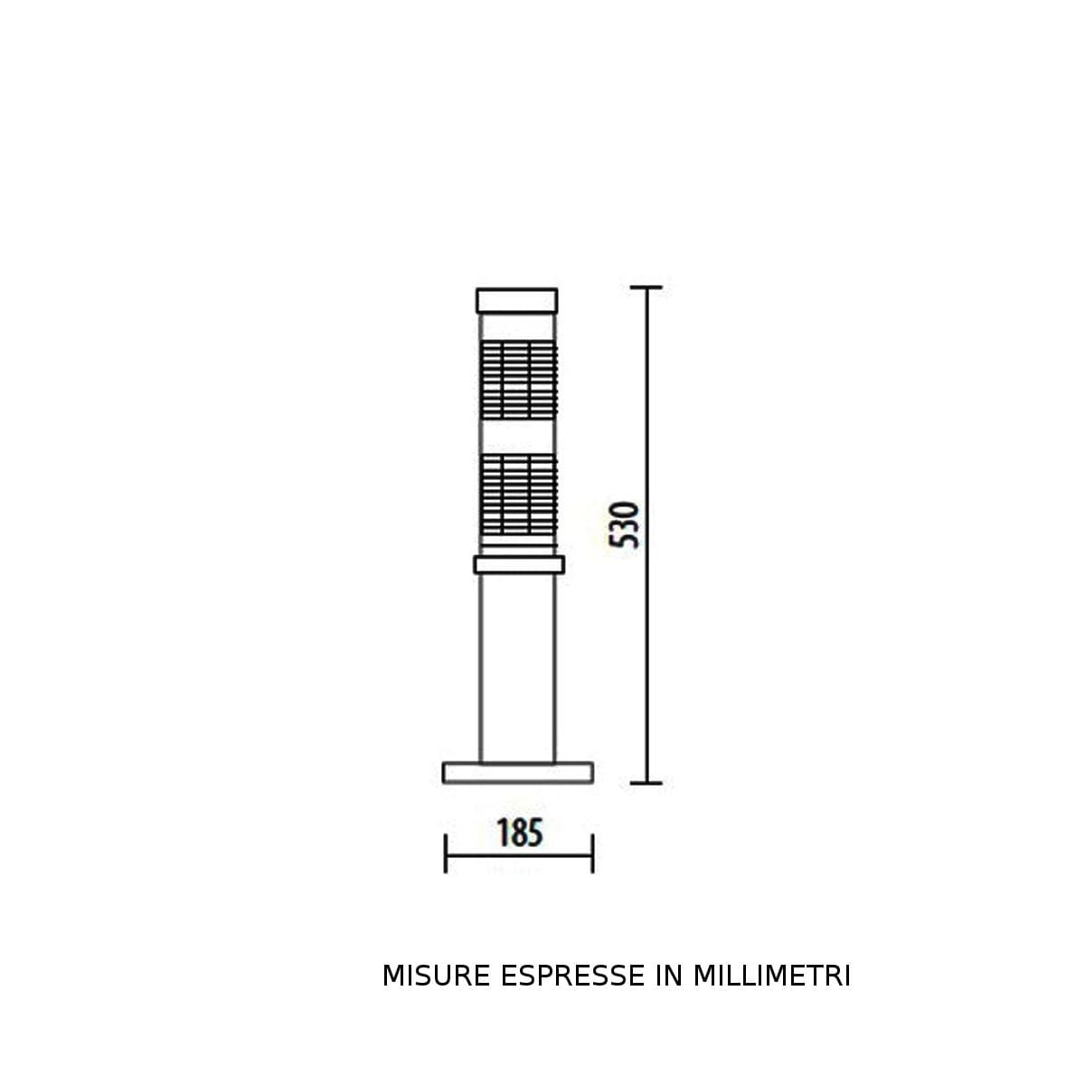 Lampioncino esterno moderno Lampadari Bartalini FRESNEL 4008 E27 LED duralighting - 7