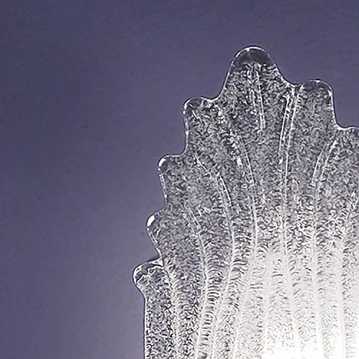 Applique classico Due P illuminazione 2519 APG E14 LED vetro graniglia lampada parete - 9