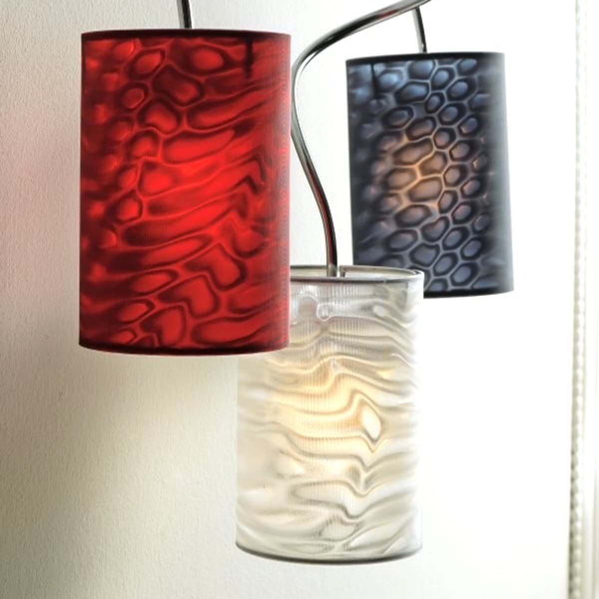 Plafoniera Illuminando GINEVRA CHIC 9 LED PVC metallo moderna modellabile interno - 6
