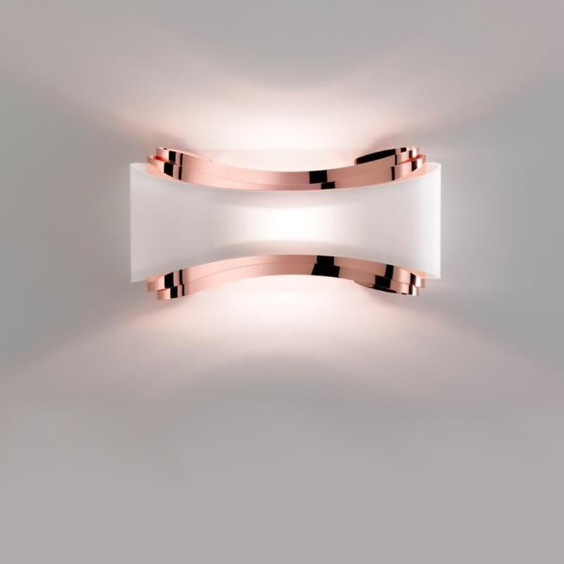 Applique moderno Selene illuminazione IONICA 1068 011 025 002 R7s LED metallo vetro biemissione lampada parete - 9