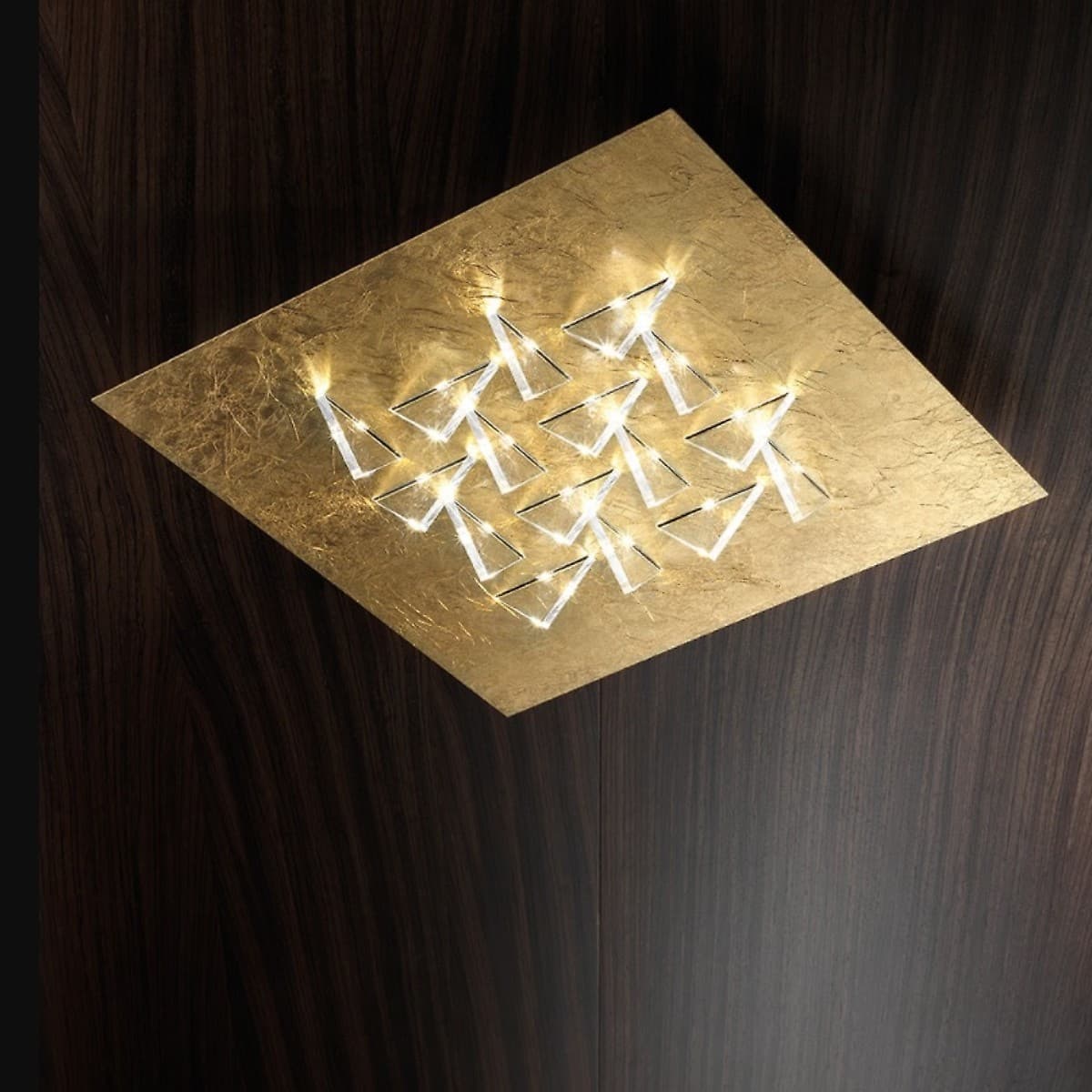 Plafoniera moderna Fratelli Braga CRISTALLI 2052 PL50 LED metallo metacrilato - 12