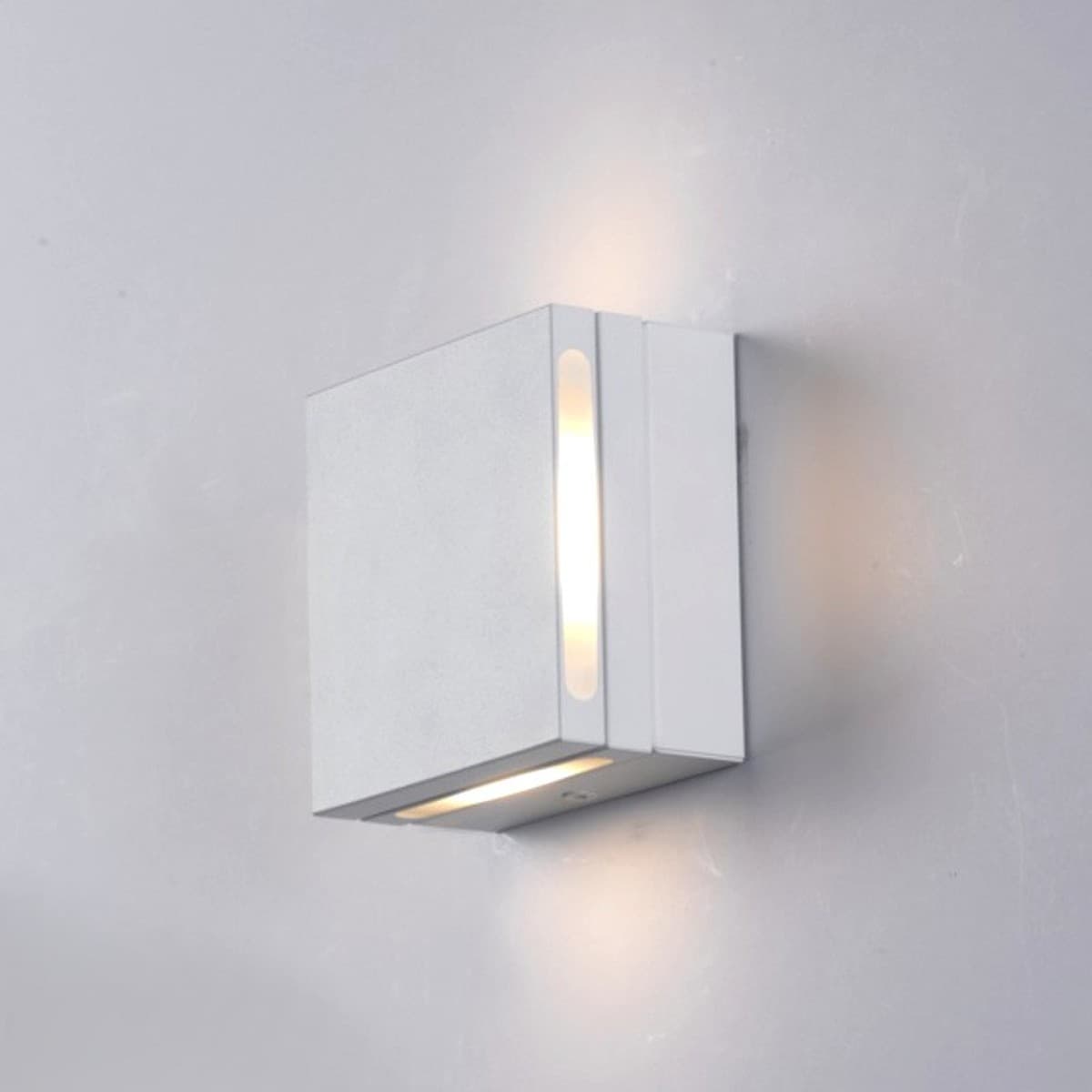 Applique moderno Cattaneo illuminazione QUADRETTO 761 10A LED alluminio lampada parete - 14