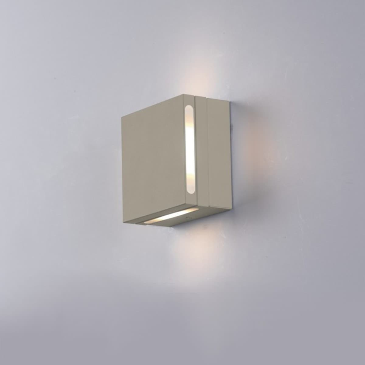Applique moderno Cattaneo illuminazione QUADRETTO 761 10A LED alluminio lampada parete - 16
