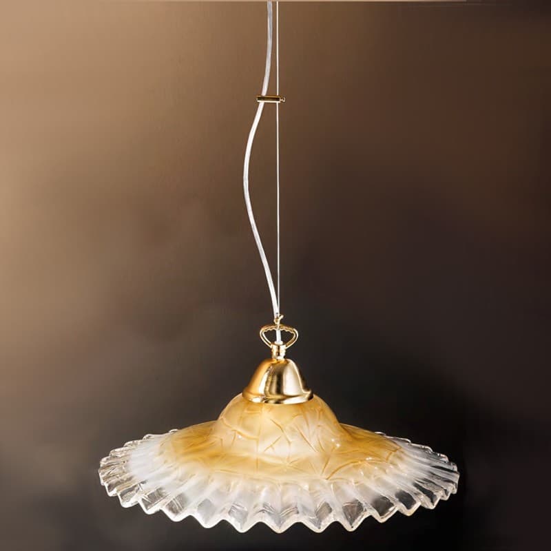 Lampadario classico Due P illuminazione 2577 SM E27 LED vetro sospensione - 8