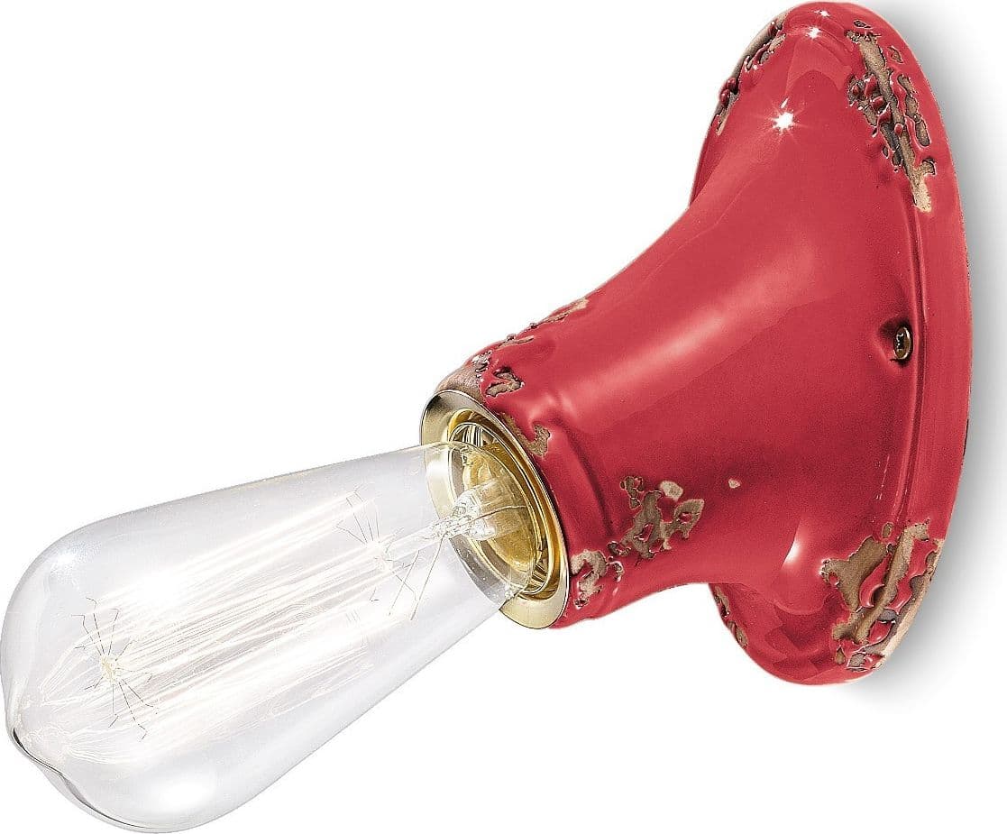 Applique rustica Ferroluce Retrò VINTAGE C115 E27 LED ceramica lampada parete - 23