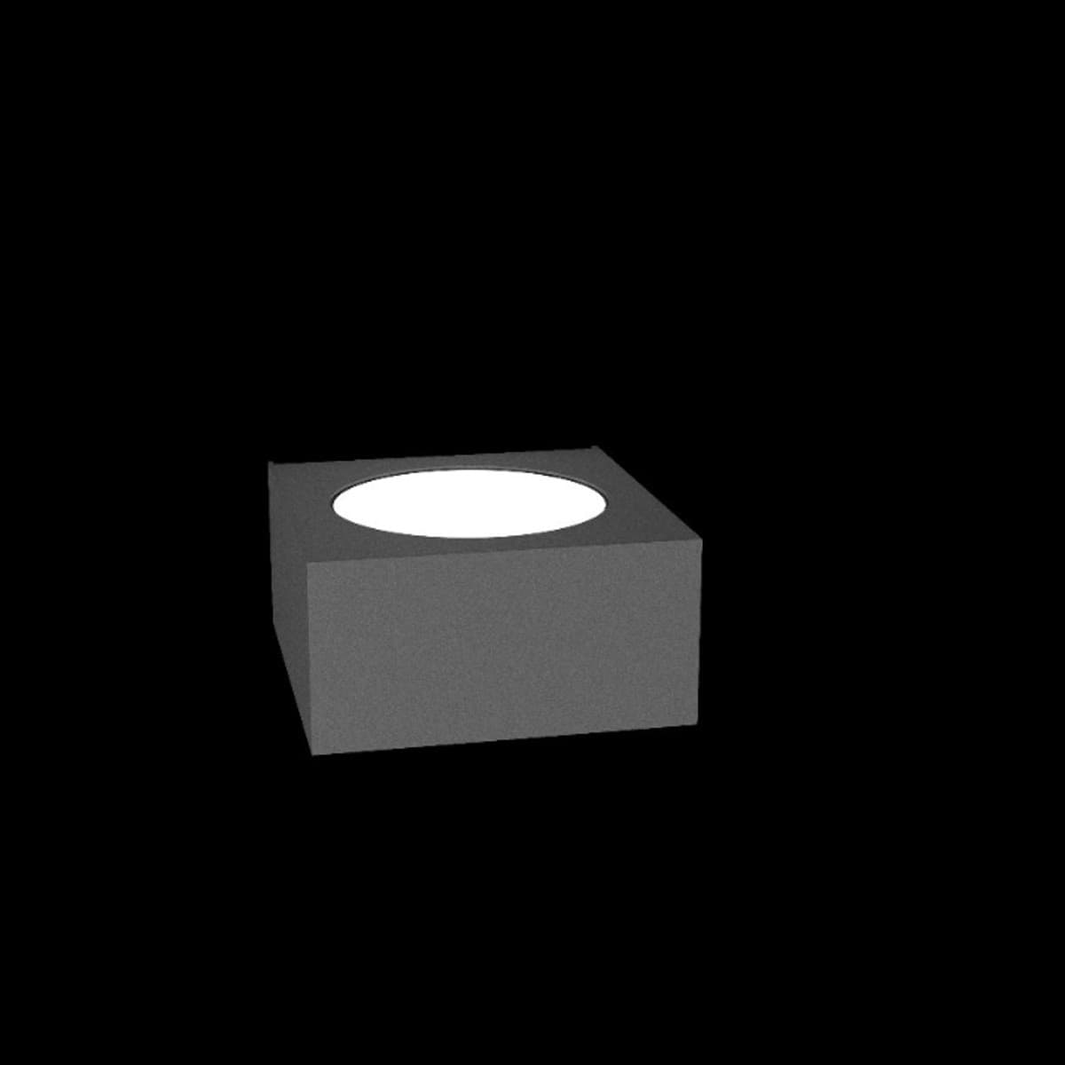 Applique moderna Top Light PLATE 1129 AP Gx53 LED metallo monoemissione lampada parete - 16