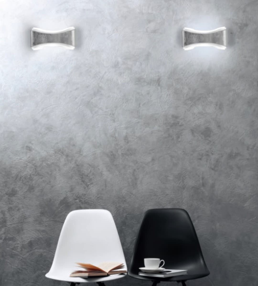 Applique moderna Selene illuminazione IONICA 1034 011 009 033 006 R7s LED metallo biemissione lampada parete - 14