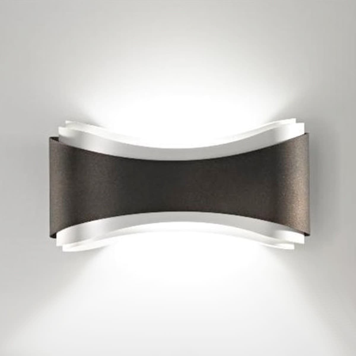 Applique moderna Selene illuminazione IONICA 1034 011 009 033 006 R7s LED metallo biemissione lampada parete - 12