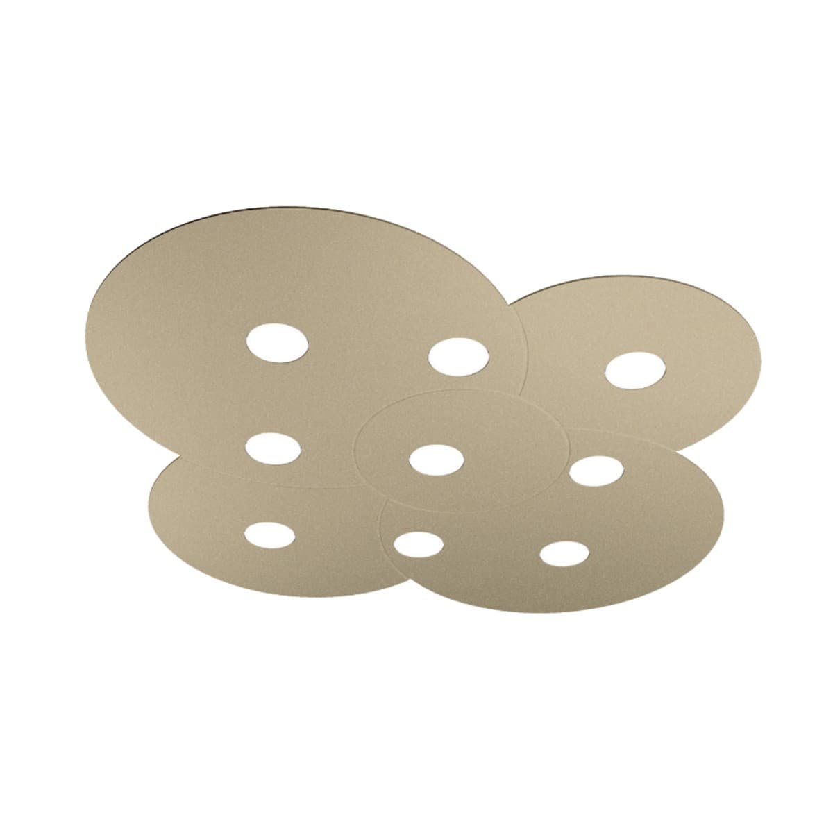 Plafoniera moderna Top Light CLOUD 1128 PL9 Gx53 LED metallo lampada soffitto - 8